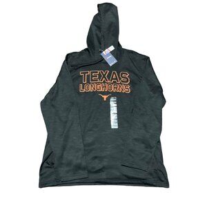 Texas Longhorns Fanatics Mens Black Hoodie 2XL Polyester NWT Men's‎ Sweater